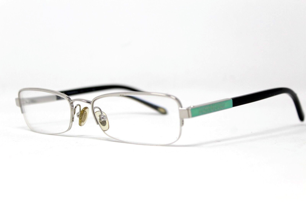 TIFFANY & CO. TF 1048 6001 SILVER BLACK AUTHENTIC EYEGLASSES TF1048 51-17